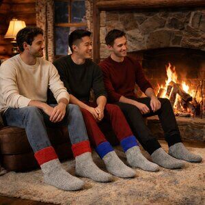 Men's Boot Socks - Thermal Boot Socks for men - 3 Pack Premium Quality